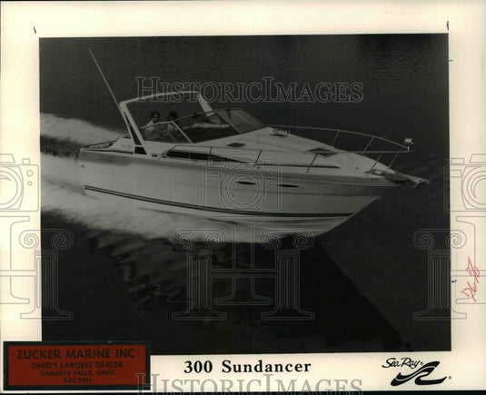 1987 Press Photo Sea Ray 300 Sundancer Power Boat - cvp99386 - Historic Images