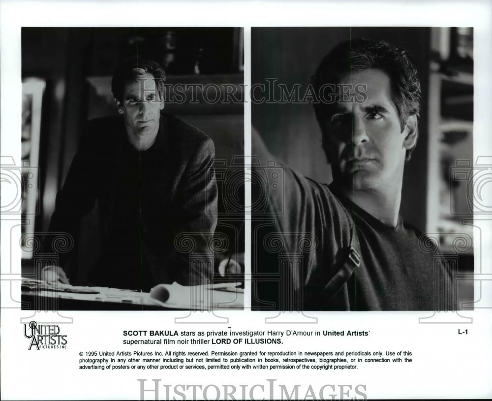 1995 Press Photo Scott Bakula in Lord of Illusions. - cvp99423 - Historic Images