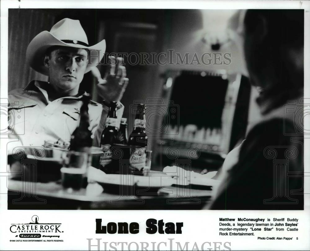 1996 Press Photo Matthew McConaughey in Lone Star. - cvp99425 - Historic Images