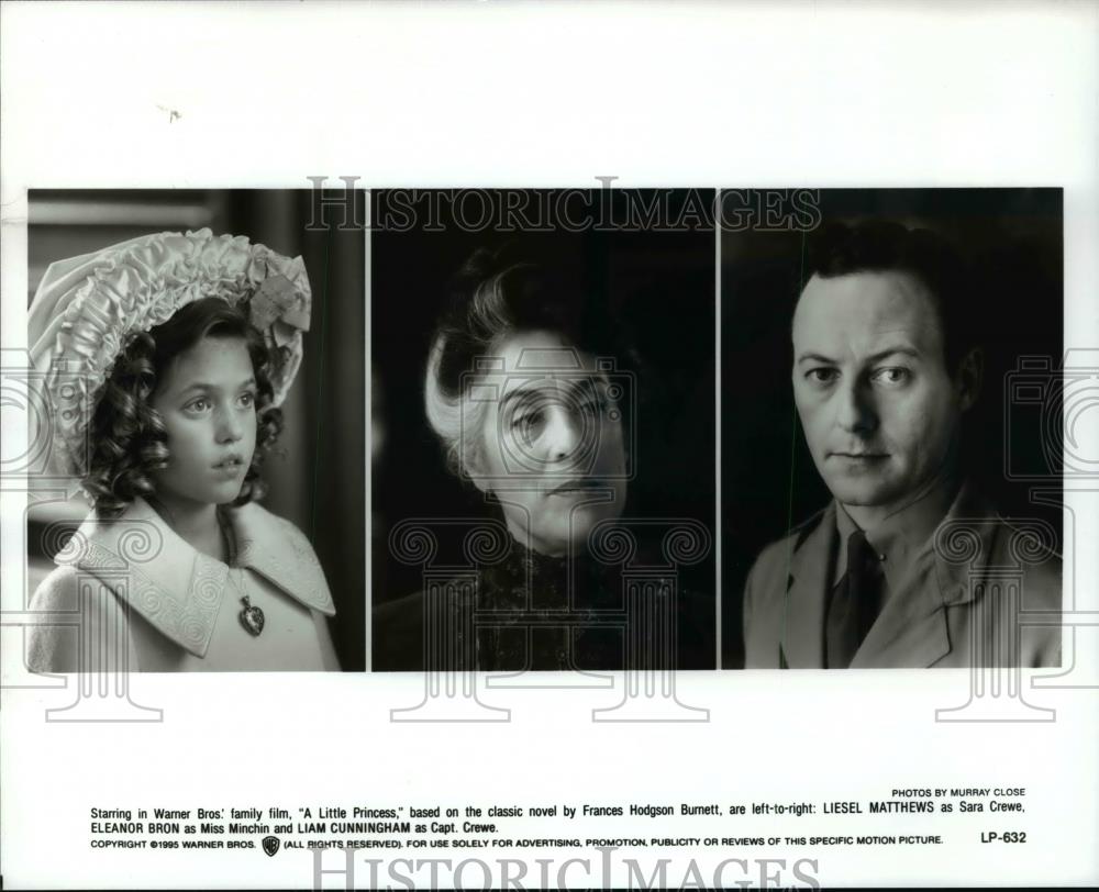 1995 Press Photo Liesel Matthews and Liam Cunningham in A Little Princess. - Historic Images