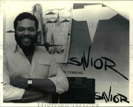 1984 Press Photo Herb Thomas of Cleveland, Ohio. - cvp99441 - Historic Images