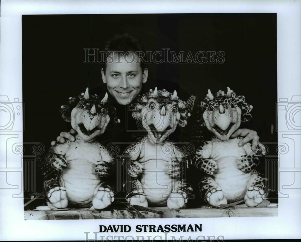 1983 Press Photo David Strassman, ventriloquist and comedian. - cvp99454 - Historic Images