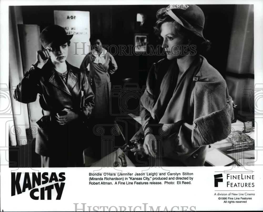 1996 Press Photo Jennifer Leigh, Miranda Richardson-Kansas City - cvp99510 - Historic Images