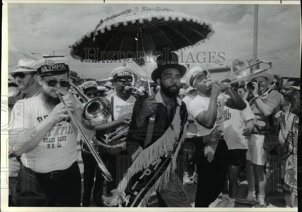 1989 Press Photo Olympia Brass Band-Anderson Steward - cvp99530 - Historic Images