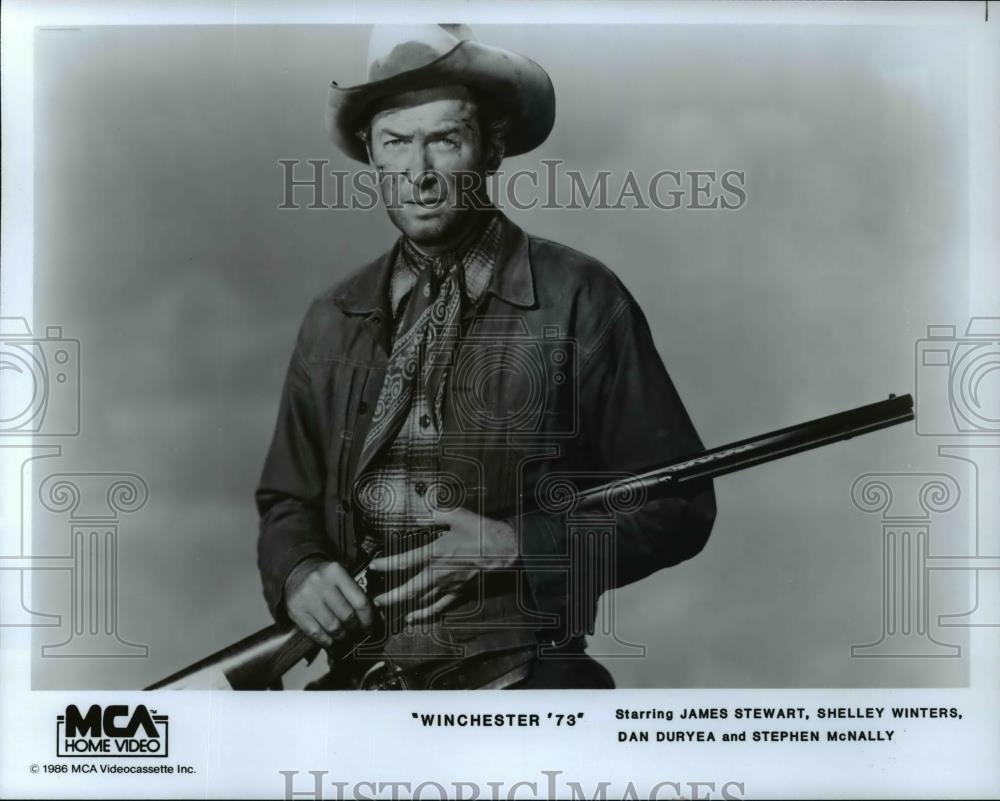 1986 Press Photo James Stewart-Winchester &#39;73 - cvp99588 - Historic Images