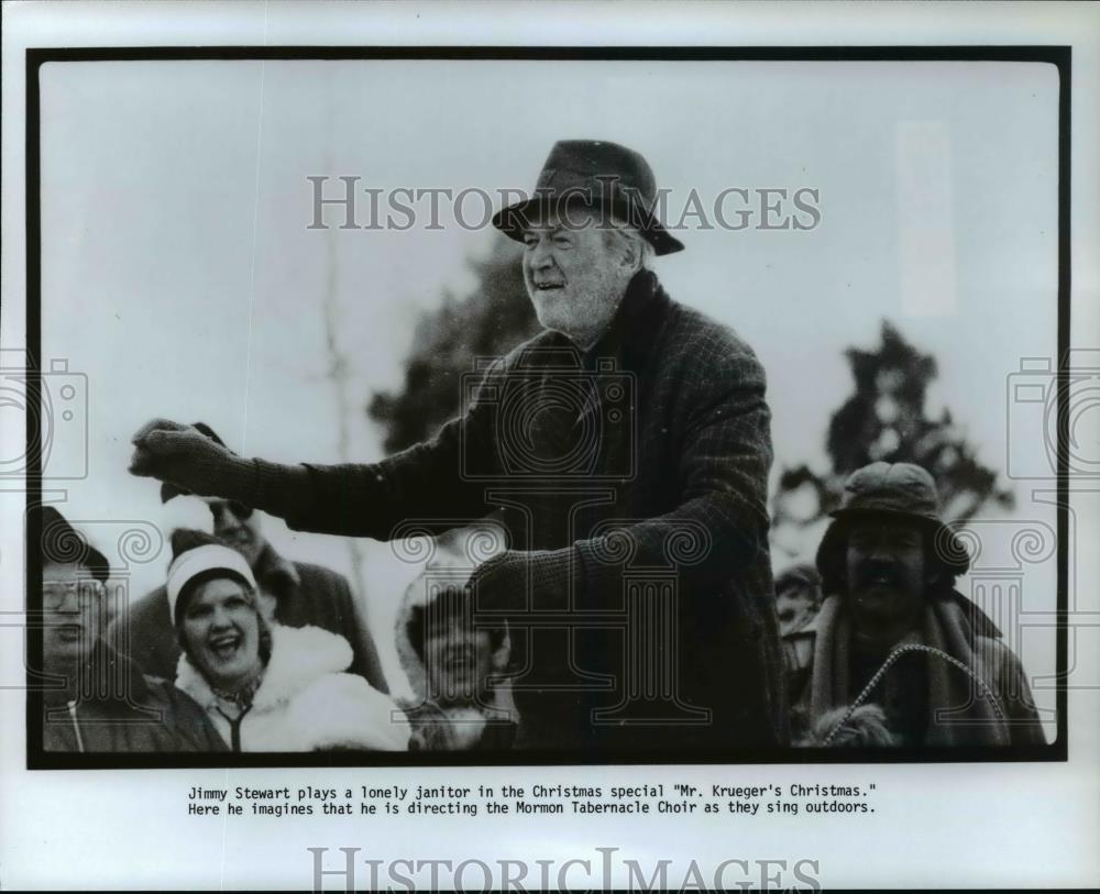 1981 Press Photo Mr. Krueger's Christmas-Jimmy Stewart - cvp99593 - Historic Images