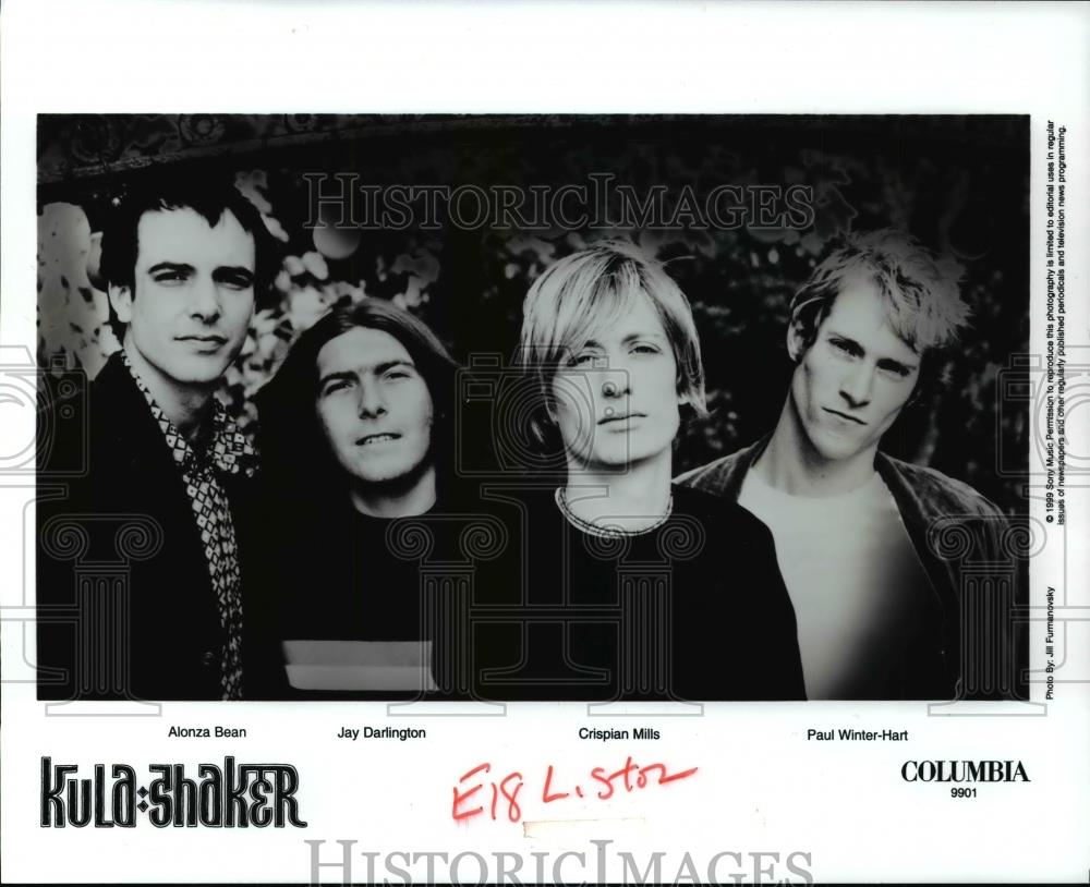 1999 Press Photo An English psychedelic rock band Kula Shaker - cvp99600 - Historic Images