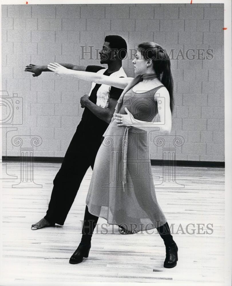 1978 Press Photo Craig Clinton and Mariene Blalik perform the Disco-Queen dance - Historic Images