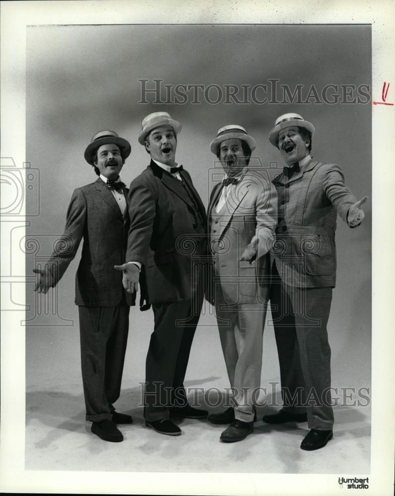 1981 Press Photo Bob Shafrick, Jim Boone, Bob Cochrane, Ron Cross-The Music Man - Historic Images