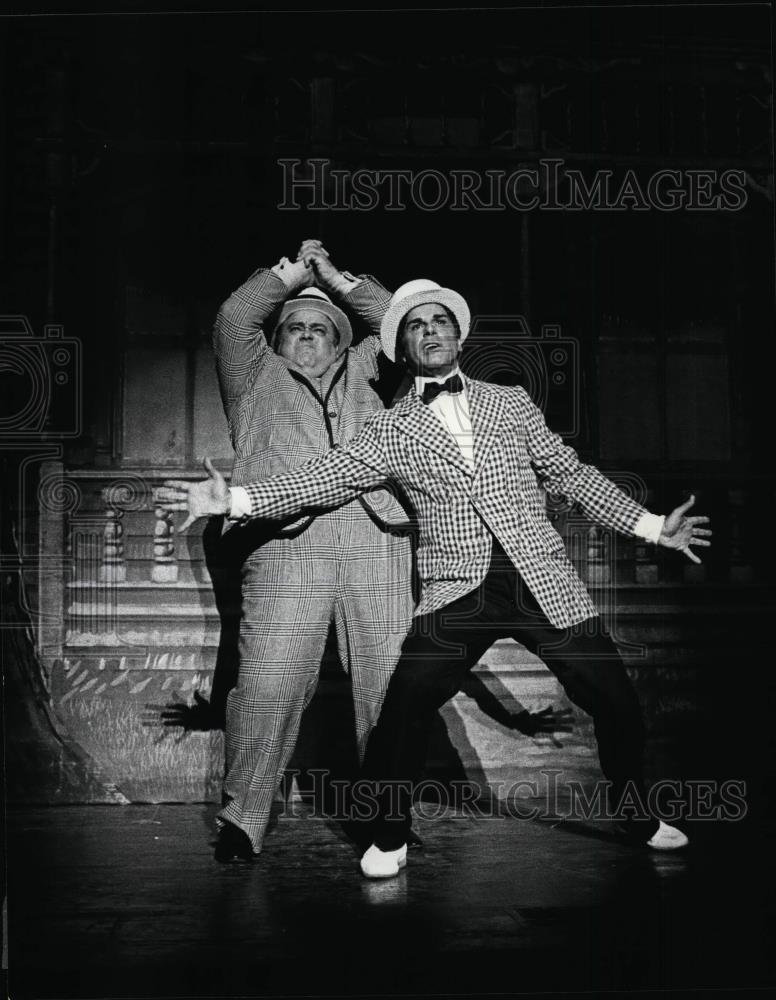 1981 Press Photo The Music Man-Marcellus Washburn and Harold Hill - cvp99608 - Historic Images