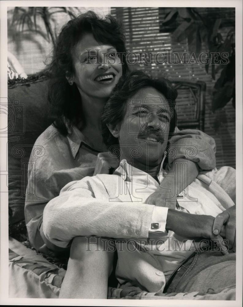 1991 Press Photo The Night of the Iguana play, Judith Roberts and Larry Pine - Historic Images