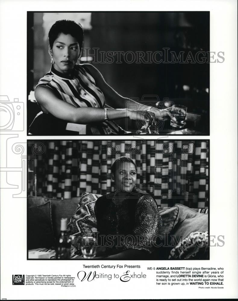Press Photo Angela Bassett and LorettaDevine-Waiting To Exhale - cvp99624 - Historic Images