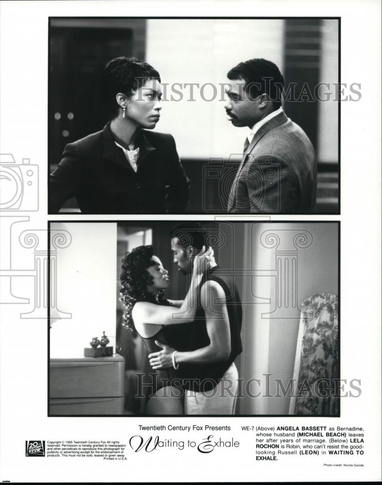 Press Photo Angela Bassett and Michael Beach-Waiting To Exhale - cvp99625 - Historic Images