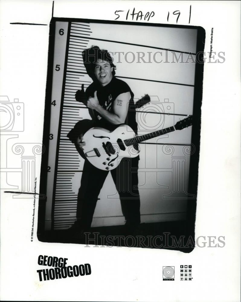 1988 Press Photo George Thorogood - cvp99654 - Historic Images