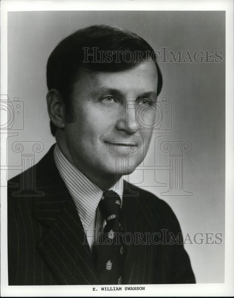 1977 Press Photo William Swanson-The Parker Pen Co. President - cvp99665 - Historic Images