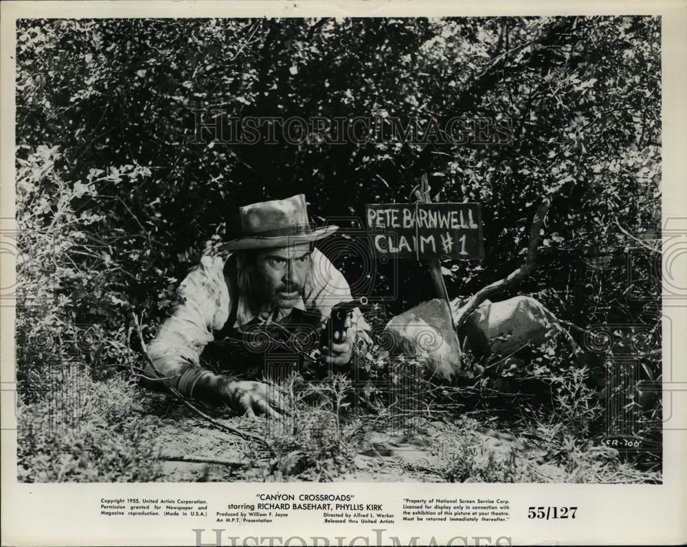 1955 Press Photo Charles Wagenheim in Canyon Crossroads. - cvp99769 - Historic Images