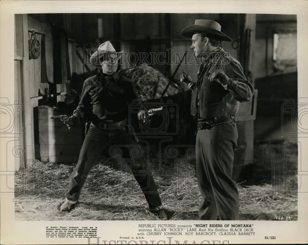 Press Photo Night Riders Of Montana movie scene - cvp99778 - Historic Images