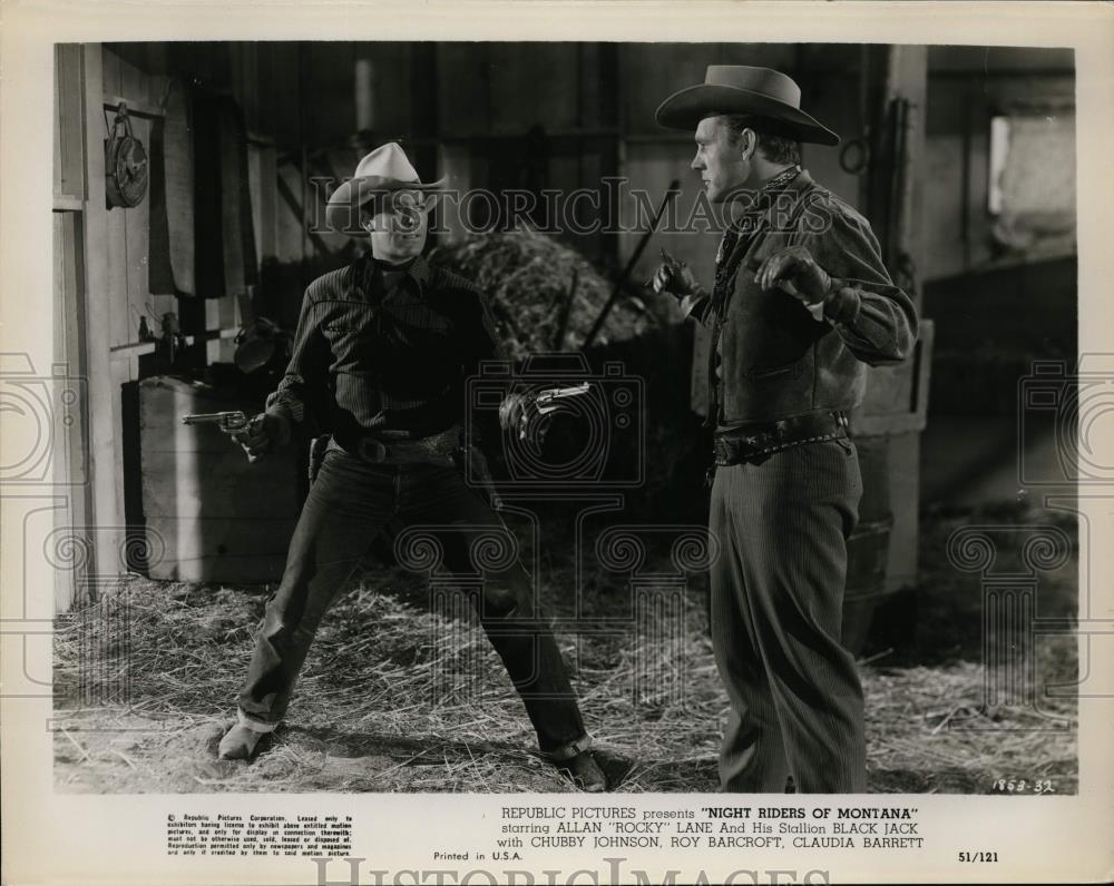 Press Photo Night Riders Of Montana movie scene - cvp99789 - Historic Images