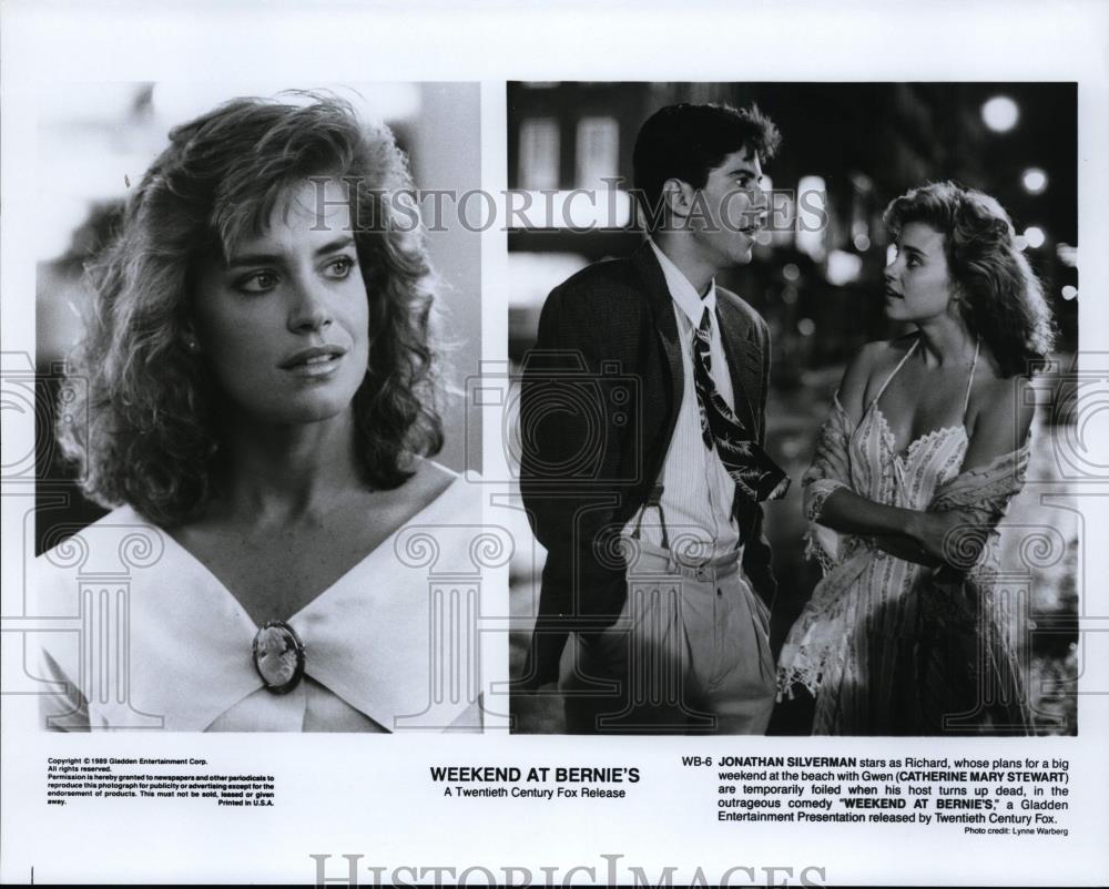 1989 Press Photo "Weekend At Bernie's" a Twentieth Century Fox Release. - Historic Images
