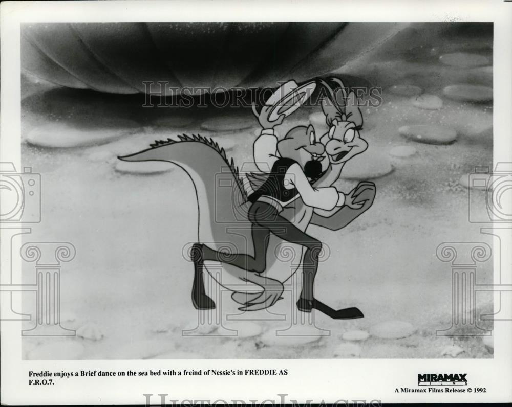 1992 Press Photo A scene from the animated movie, Freddie as F.R.O.7. - Historic Images