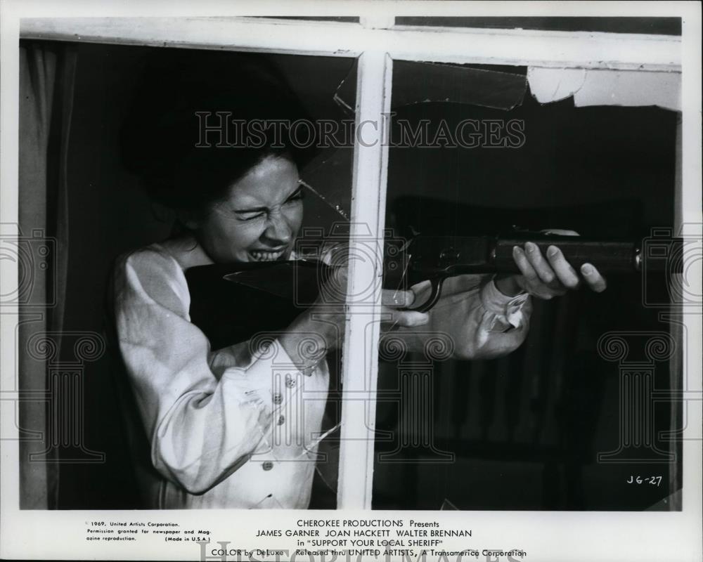 1969 Press Photo Joan Hackett in Support Your Local Sheriff. - cvp99853 - Historic Images