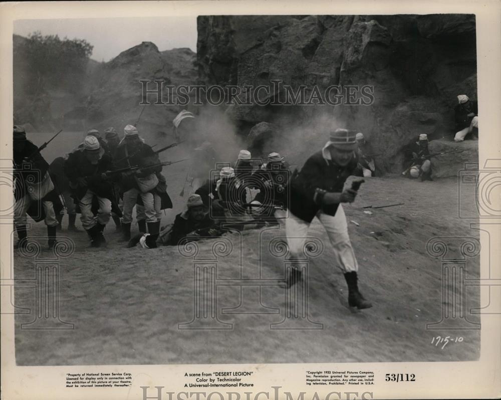 1953 Press Photo A scene from Desert Legion. - cvp99892 - Historic Images