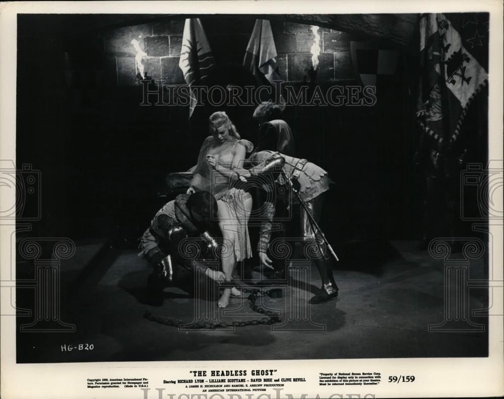 1959 Press Photo Josephine Blake in The Headless Ghost. - cvp99893 - Historic Images