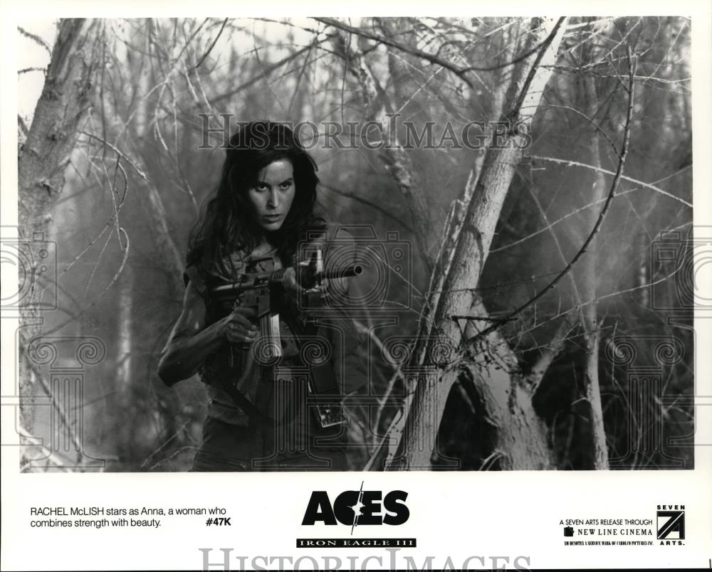 1992 Press Photo Rachel McLish in Aces: Iron Eagle III. - cvp99894 - Historic Images