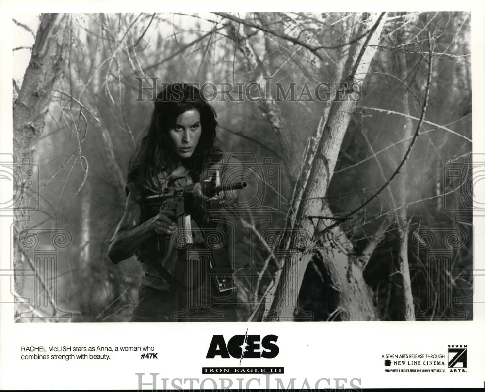 1992 Press Photo Rachel McLish in Aces: Iron Eagle III. - cvp99896 - Historic Images