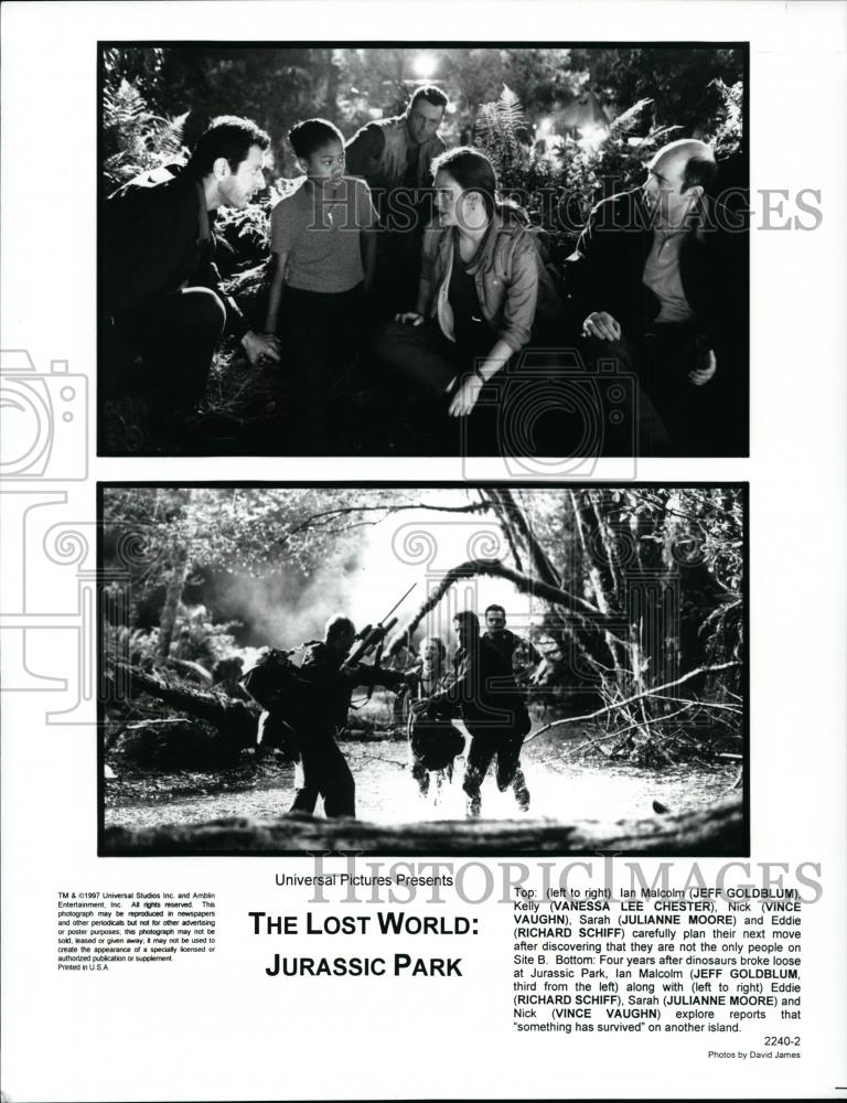 1997 Press Photo The Lost World:Jurassic park movie scenes - cvp99936 - Historic Images