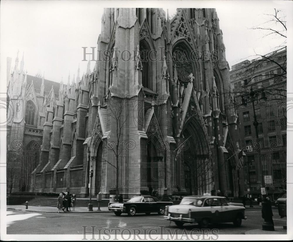 1963 Press Photo St. Patrick&#39;s Cathedral, New York City - cvp99957 - Historic Images