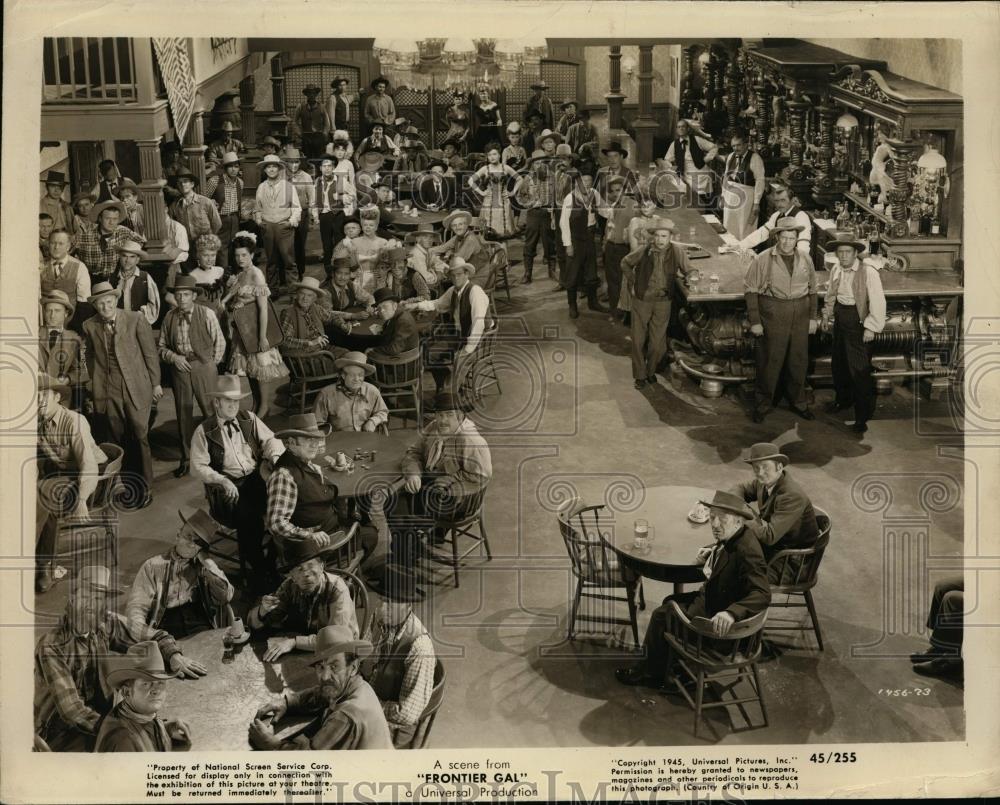1945 Press Photo Frontier Gal movie scene - cvp99973 - Historic Images