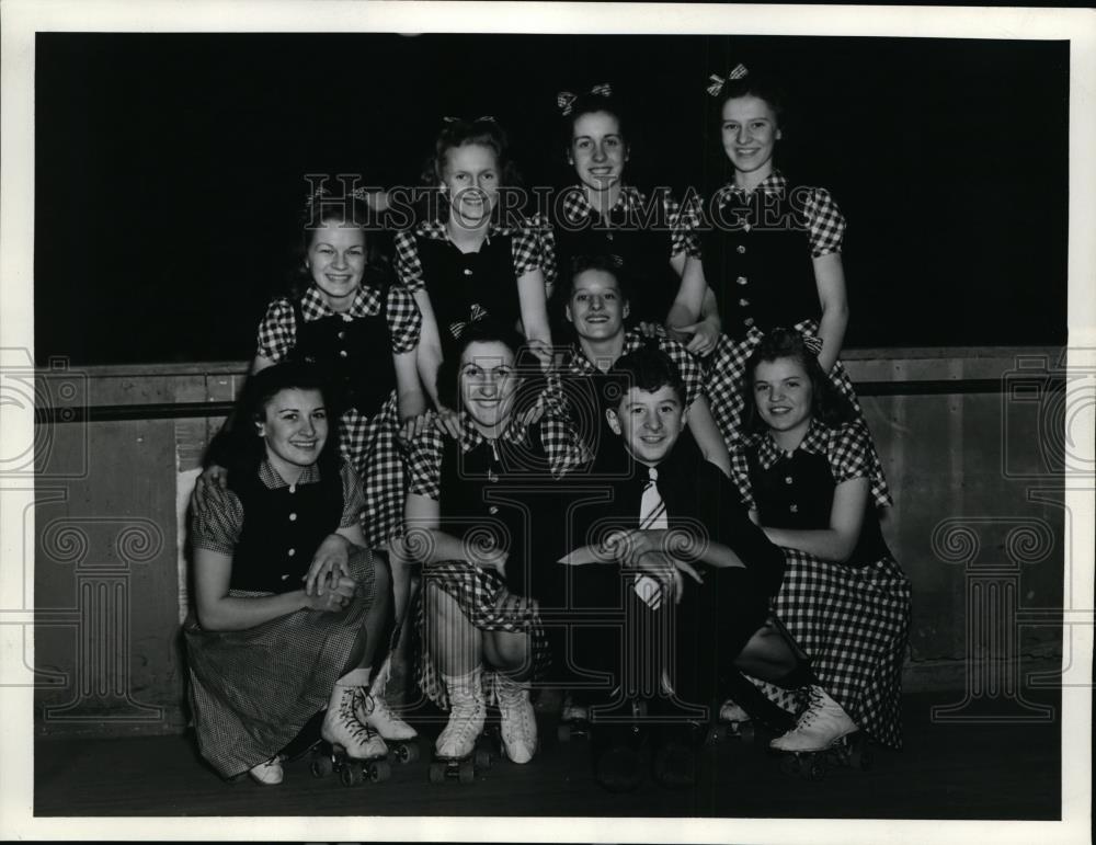 1940 Press Photo Disney Skaters - nee99768 - Historic Images