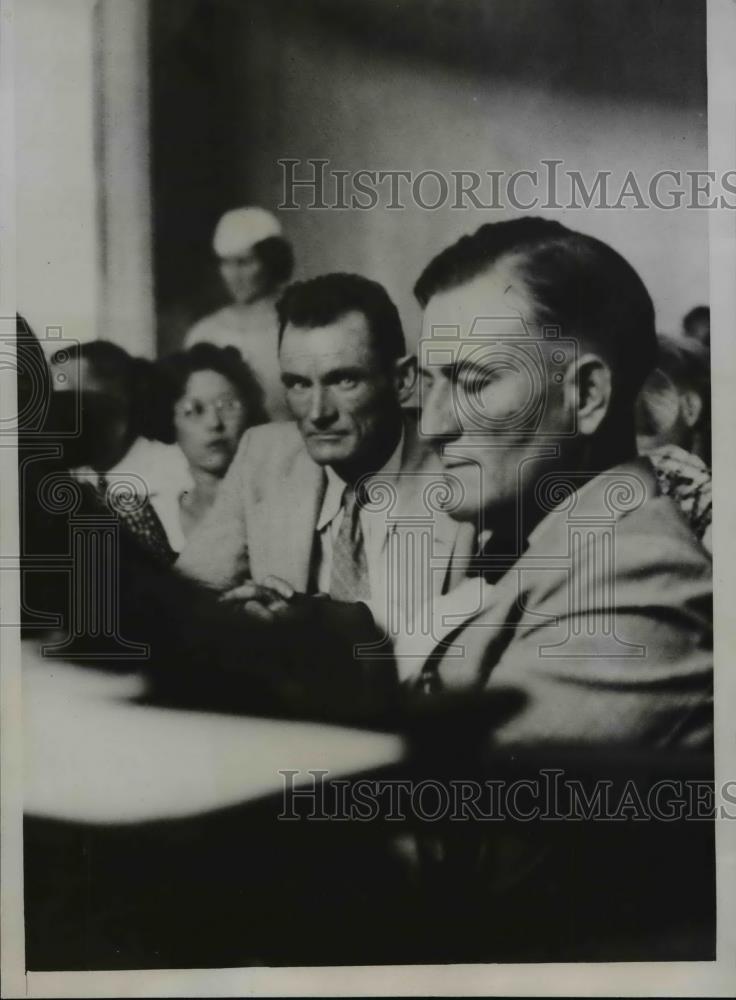 1935 Press Photo Pastor Edgar Eskridge at Trial for Killing Police Chief - Historic Images