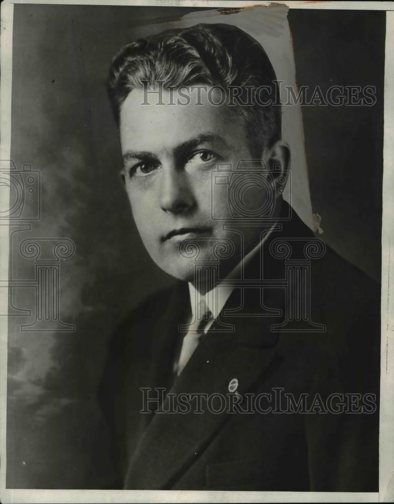 1931 Press Photo Henry L. Stevens, Jr. of Warsaw, North Carolina - nef06835 - Historic Images