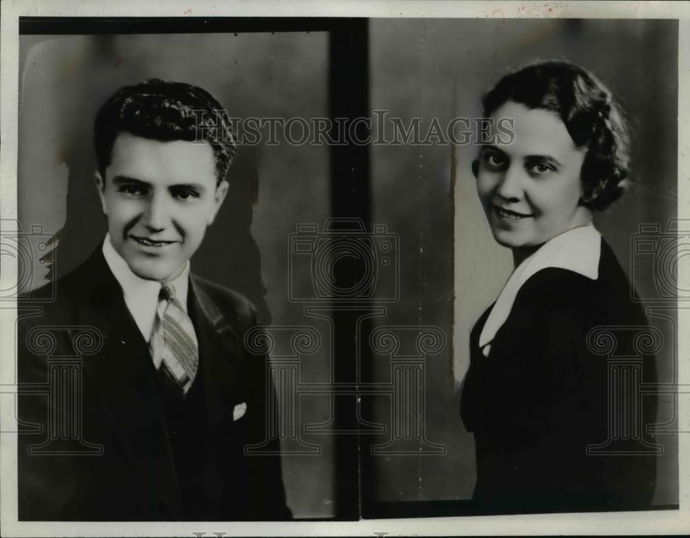 1937 Press Photo Distance Runners Archie San Romani, Lena Plumbley - nef07049 - Historic Images