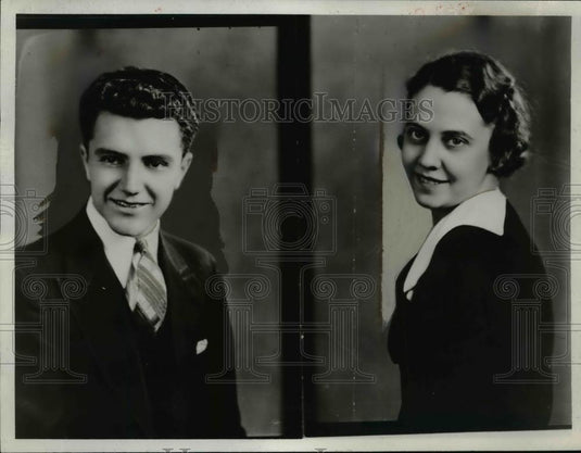 1937 Press Photo Distance Runners Archie San Romani, Lena Plumbley - nef07049 - Historic Images