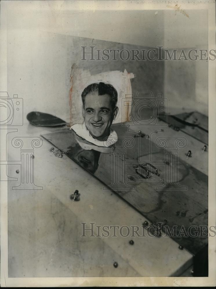 1931 Press Photo Chicago Cubs southpaw pitcher Jesse Petty in sauna - net02802 - Historic Images