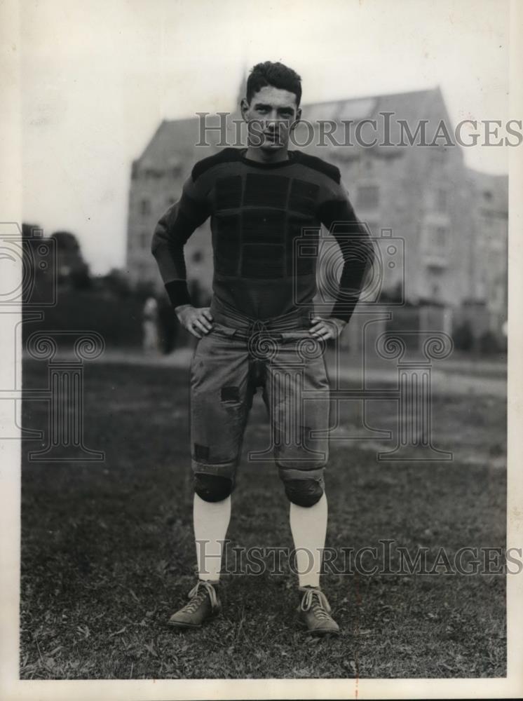 1932 Press Photo Paul Curley football backfield at Boston College practice - Historic Images