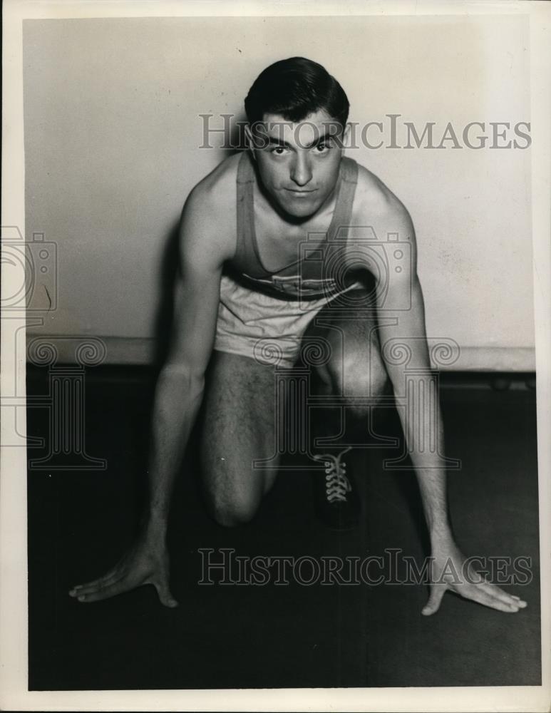 1939 Press Photo Lincoln High School senior track star Dan Sushinsky - net07421 - Historic Images