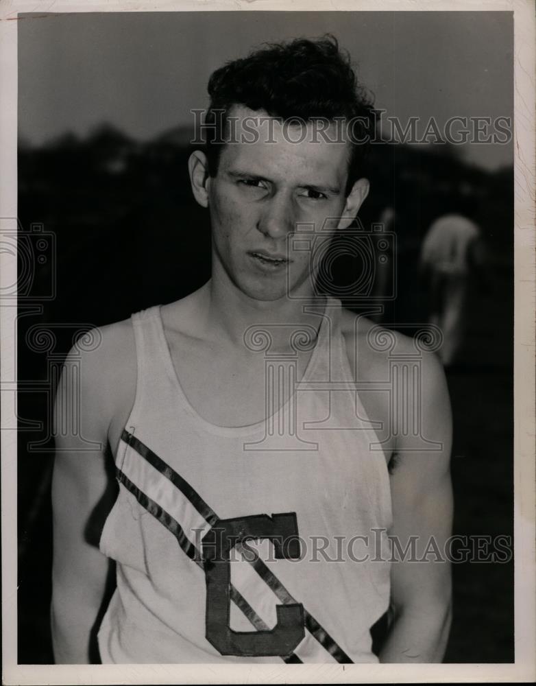 1950 Press Photo Collinwood quarter-mile runner Jack Selan - net07523 - Historic Images