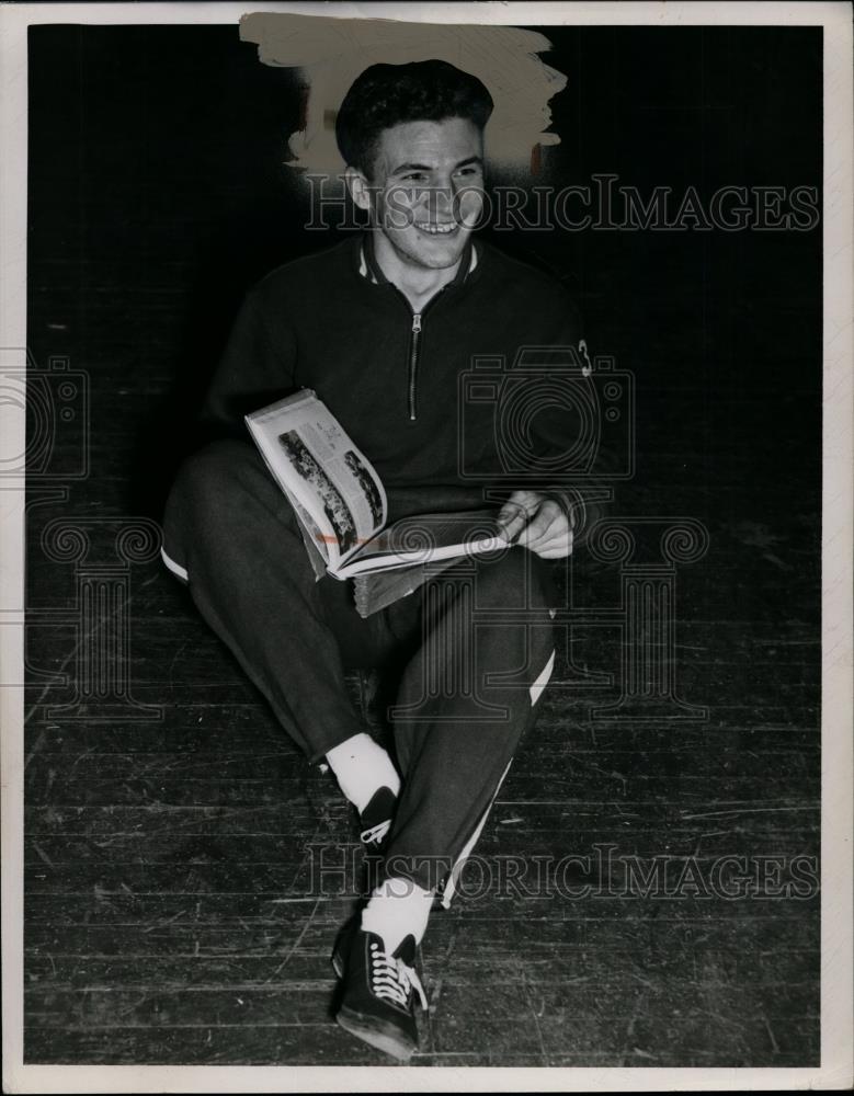 1950 Press Photo West Tech mile runner Ray Palmer - net07650 - Historic Images