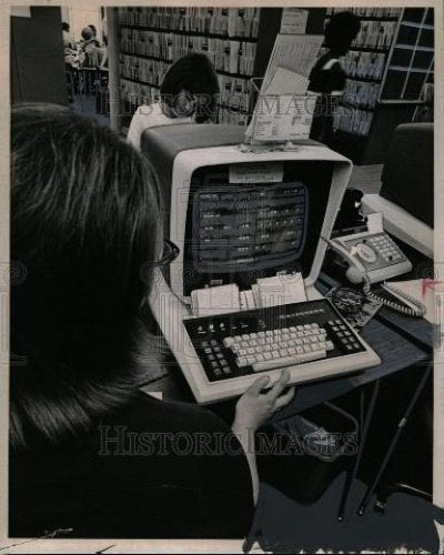 1970 Press Photo bank computer authorization - Historic Images