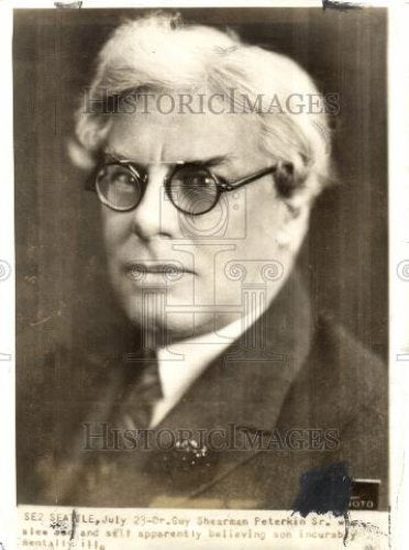 1937 Press Photo Dr. Shearman Peterkin Sr. Sen. - Historic Images