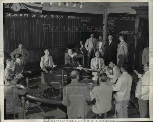 1957 Press Photo New York this is what the Exchange looked like 10 years ago NYC - Historic Images