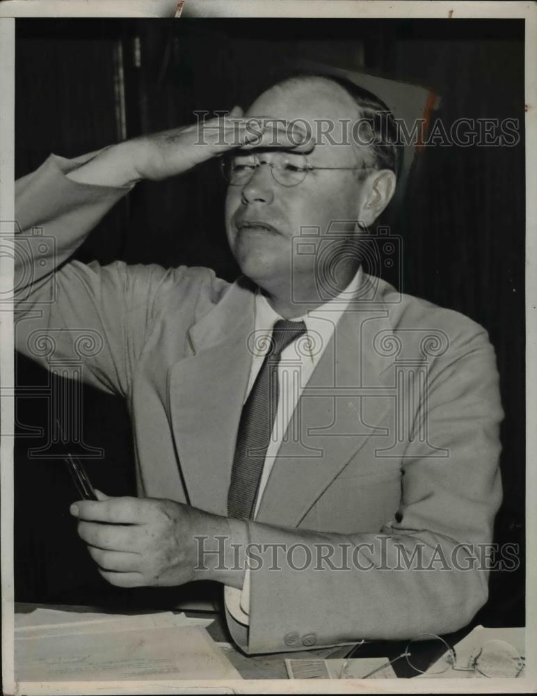 1939 Press Photo Sen Taft Shown Shortly After He Tossed His hat Into The Ring - Historic Images