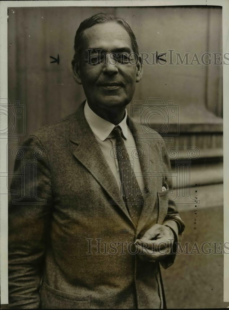 1928 Press Photo Robert Owen Has Come Out As A Supporter Of Hoover For President - Historic Images