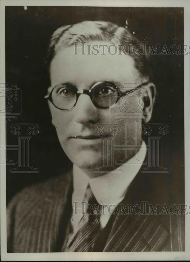 1933 Press Photo John N. Castle - nef11321 - Historic Images