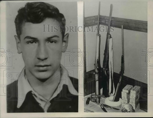 1940 Press Photo A. Zolomy Sentenced 2 Years For Burglary Theft And Explosives - Historic Images