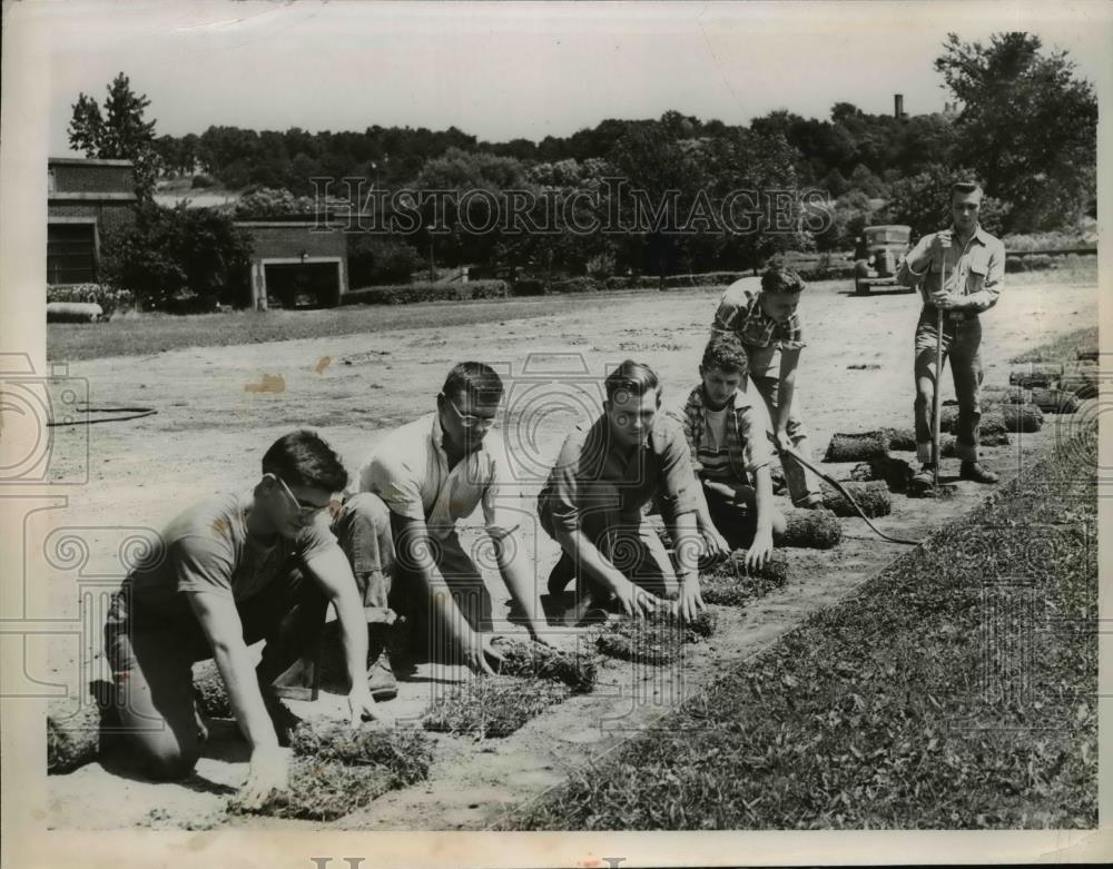 1952 Press Photo (L-R) G. Amari M. Yurko G. Guelker B. Marek E. Barth & R. Marek - Historic Images